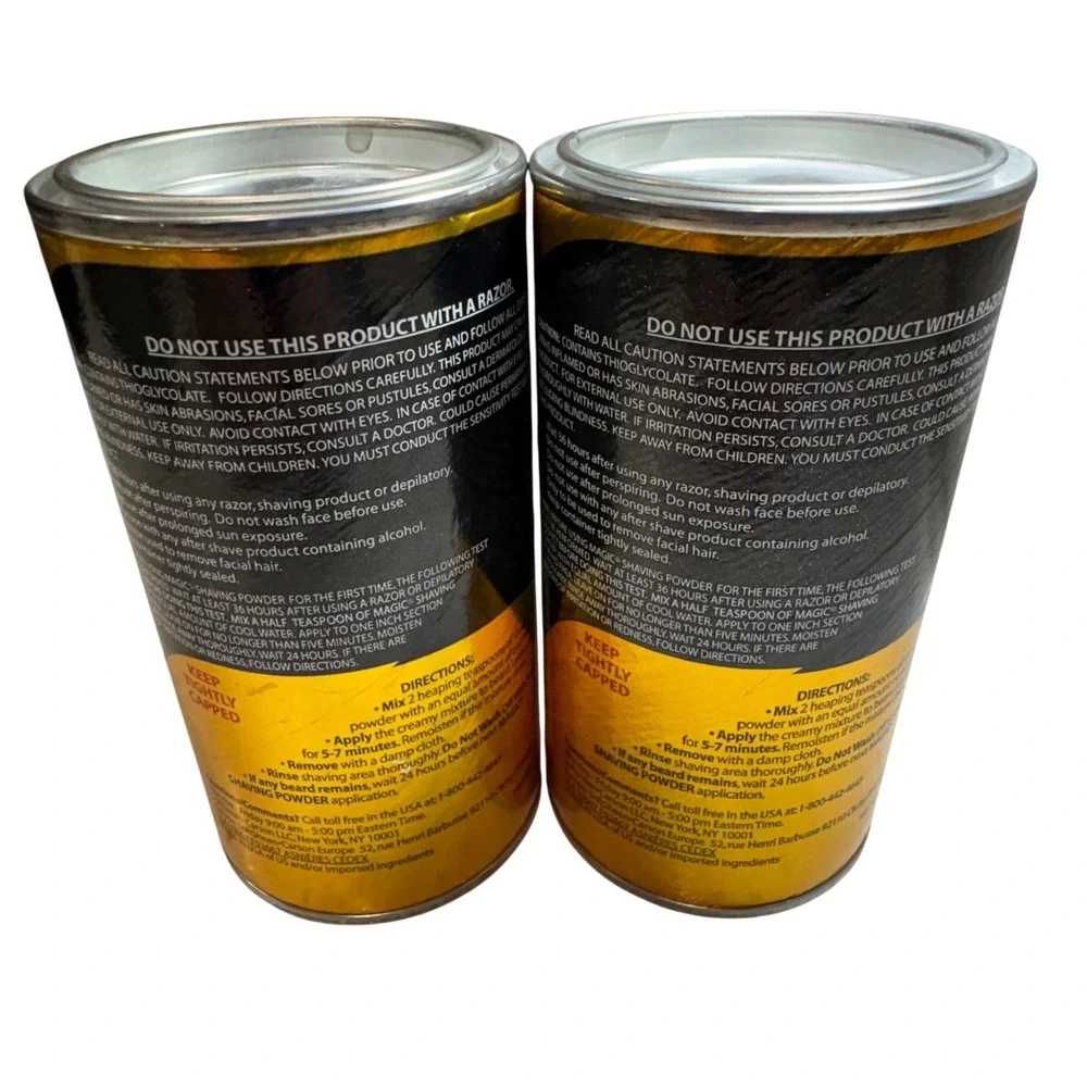 SoftSheen-Carson Magic Shaving Powder Mens 4.5oz Gold Fragrant‎ 2 Pack